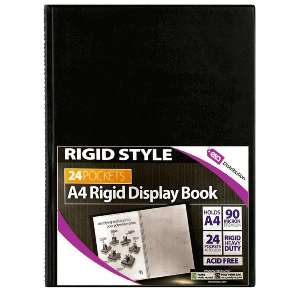 Tiger Rigid PVC 24 Pocket Display Book